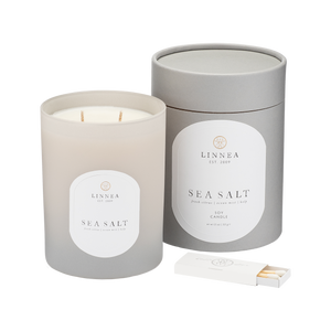 Linnea Sea Salt 2-wick Candle
