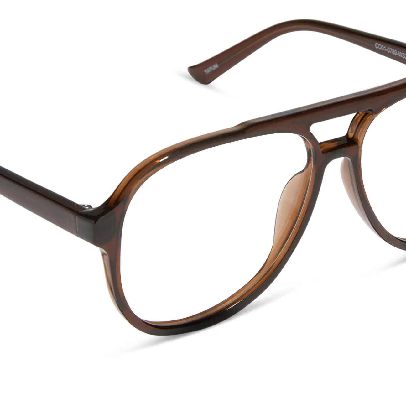 Tatum - Whiskey Crystal Blue Light Diff Readers + 3.0 Power