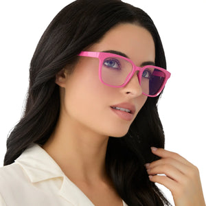 Alex - Peony Pink Blue Light Diff Readers + 1.5 Power