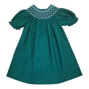 Sweet Dreams Green Catherine Smocked Dress