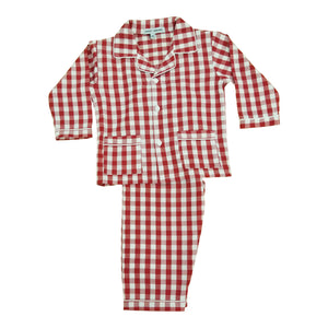 Sweet Dreams Red Gingham Pajamas