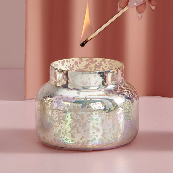 Capri Blue Coconut Santal Mercury Iridescent Signature Candle 19 oz