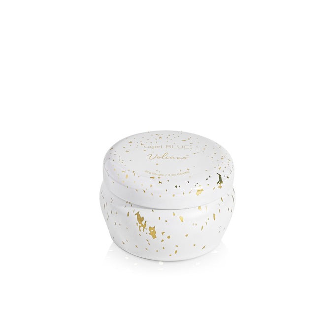 Caprim Blue Volcano Glimmer Mini Tin Candle 3 oz