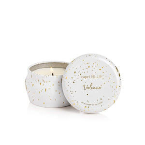 Caprim Blue Volcano Glimmer Mini Tin Candle 3 oz