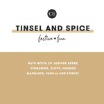 Load image into Gallery viewer, Capri Blue Tinsel &amp; Spice Holiday Pattern Petite Candle (8 oz)
