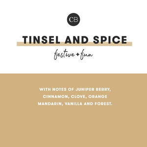 Capri Blue Tinsel & Spice Holiday Pattern Petite Candle (8 oz)