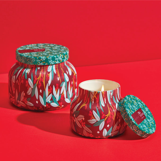 Capri Blue Tinsel & Spice Holiday Pattern Play Signature Candle (19oz)