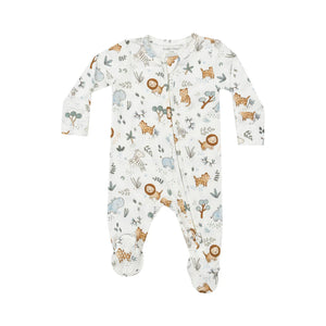 Angel Dear Delicate Safari Two Way Zipper Footie