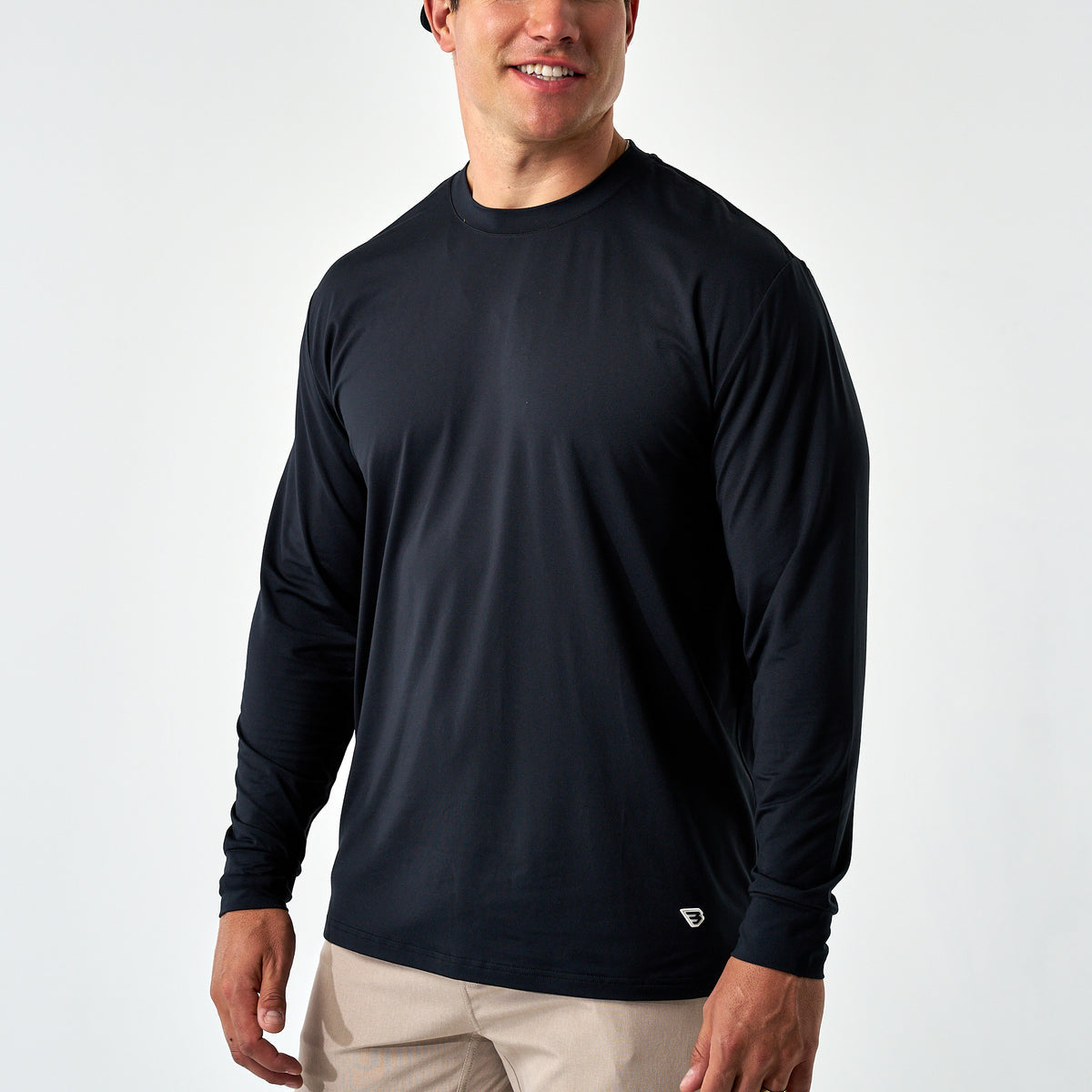 Burlebo Long Sleeve Go To Tee - Midnight Black