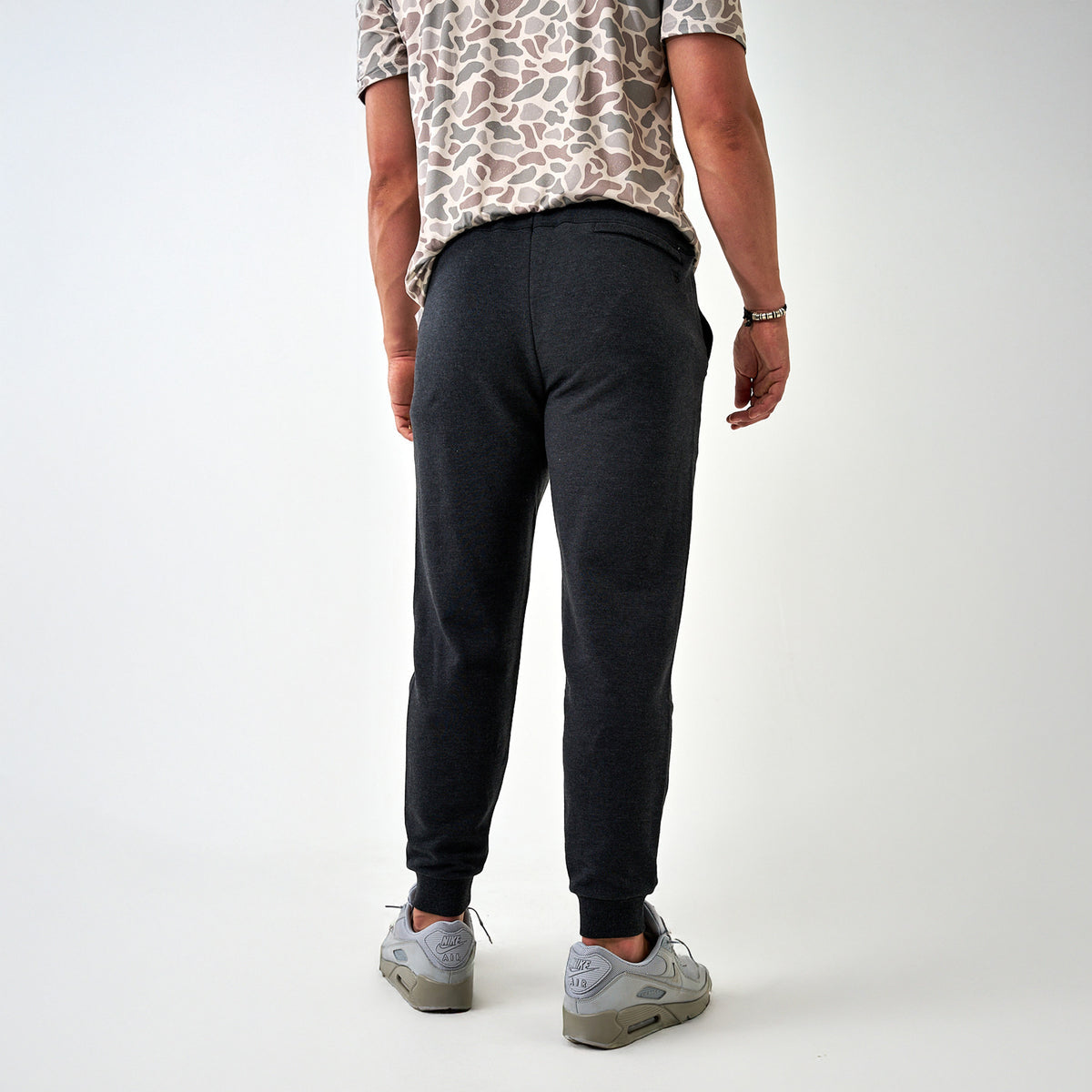 Burlebo Heather Black Fleece Jogger
