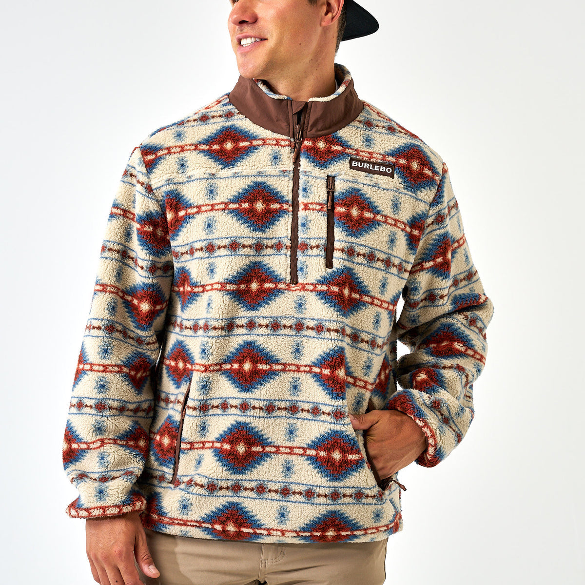 Burlebo Mountain Fleece Sherpa Pullover