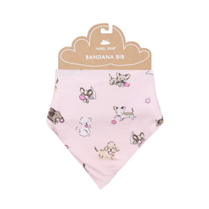 Angel Dear Fluffy Puppies Bandana Bib