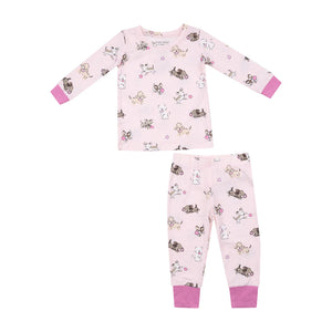 Angel Dear Fluffy Puppies L/S Loungewear Set