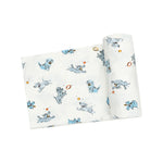 Load image into Gallery viewer, Angel Dear Playful Puppies Swaddle Blanket
