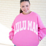Load image into Gallery viewer, Lulu Mac Pink/Lt Pink Puff Sweatshirt
