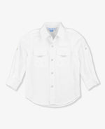 Load image into Gallery viewer, White Sun Protective Button Down Shirt
