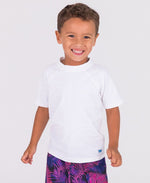 Load image into Gallery viewer, White Short Sleeve Rash Guard
