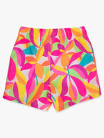 Load image into Gallery viewer, Neon Tropical Adventure Performance Hybrid Swim Trunks

