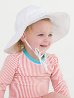 Load image into Gallery viewer, White Sun Protective Hat
