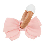 Load image into Gallery viewer, Mud Pie Pink Bow Silicone Ring Teether
