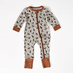 Load image into Gallery viewer, Burlebo Baby Zip Up - Ducks And Dogs
