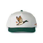 Load image into Gallery viewer, Burlebo Cap - Flying Duck - Cream &amp; Green
