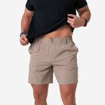 Load image into Gallery viewer, Burlebo Everyday Short - Cobblestone Khaki - Duck Hunt Pocket
