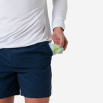 Load image into Gallery viewer, Burlebo Everyday Short - Deep Water Navy - Mayan Pocket
