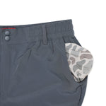 Load image into Gallery viewer, Burlebo Everyday Short - River Rock Grey - Classic Deer Camo Pocket

