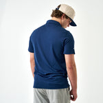 Load image into Gallery viewer, Burlebo Performance Polo - Heather Navy
