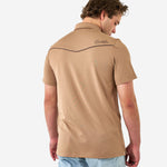 Load image into Gallery viewer, Burlebo Pearl Snap Performance Polo - Mallards - Khaki
