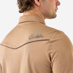 Load image into Gallery viewer, Burlebo Pearl Snap Performance Polo - Mallards - Khaki
