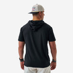 Load image into Gallery viewer, Burlebo Short Sleeve Performance Hoodie - Black
