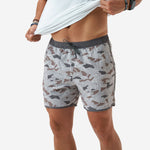 Load image into Gallery viewer, Burlebo Swim Trunk - Topo Desert Camo
