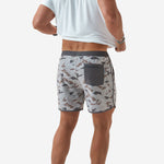 Load image into Gallery viewer, Burlebo Swim Trunk - Topo Desert Camo

