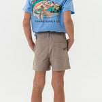 Load image into Gallery viewer, Burlebo Youth Everyday Short - Cobblestone Khaki - Duck Hunt Pocket
