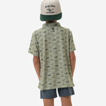 Load image into Gallery viewer, Burlebo Youth Performance Polo - Flying Ducks Green
