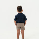 Load image into Gallery viewer, Burlebo Youth Performance Polo - Stars and Stripes Navy

