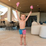 Load image into Gallery viewer, Burlebo Youth Swim Trunk - Throwback USA
