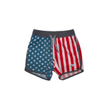 Load image into Gallery viewer, Burlebo Youth Swim Trunk - Throwback USA
