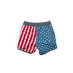 Load image into Gallery viewer, Burlebo Youth Swim Trunk - Throwback USA
