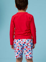 Load image into Gallery viewer, Rugged Butt Star-Spangled Performance Hybrid Swim Trunks
