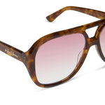 Load image into Gallery viewer, Pauline Honey Tortoise Rose Gradient Sunglasses
