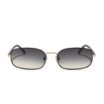 Load image into Gallery viewer, Trinity Black Gold Black Temples Grey Gradient Sunglasses

