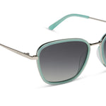 Load image into Gallery viewer, Jena Sims Hope Bronco Blue Grey Gradient Polarized Sunglasses
