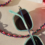 Load image into Gallery viewer, Jena Sims Hope Bronco Blue Grey Gradient Polarized Sunglasses
