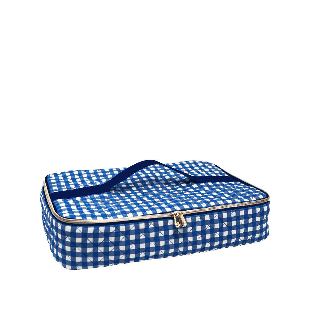 Draper James Casserole Carrier, Riviera Blue Gingham