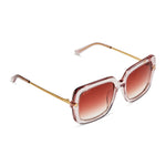 Load image into Gallery viewer, Sandra Light Pink Crystal Dusk Gradient Diff Sunglasses
