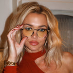 Load image into Gallery viewer, Sawyer Cream Tortoise Blue Light Technology Glasses
