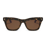 Load image into Gallery viewer, Bradley Glitter Tortoise Brown Polarized Diff Sunglasses
